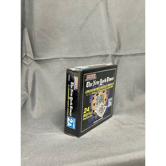 New York Times Crossword Companion Roll A Puzzle System 24 Puzzles NIP! - Picture 6 of 9